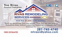 Rivas remodeling services