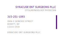 Syracuse ent surgeons