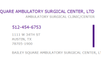 Bailey square surgery center