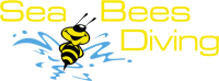 Sea bees diving