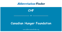Canadian hunger foundation (chf)
