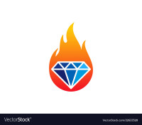 Gold fire diamonds