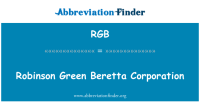 Robinson green beretta corp.