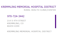 Kremmling memorial hospital district