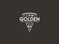 Golden pizza