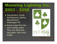 Manning lighting inc.