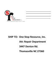 One stop resource inc